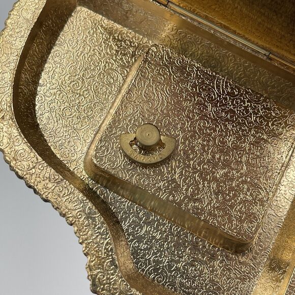 Vintage SANKYO Art Of Chokin Grand Piano Music Box WORKS 1940 - 1960 Japan Bird - Picture 4 of 13